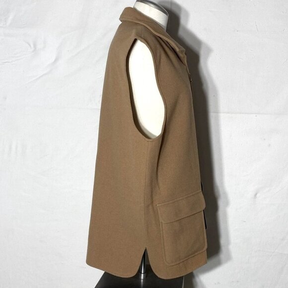 Cleo Tan Zip Front Vest L - Picture 5 of 11